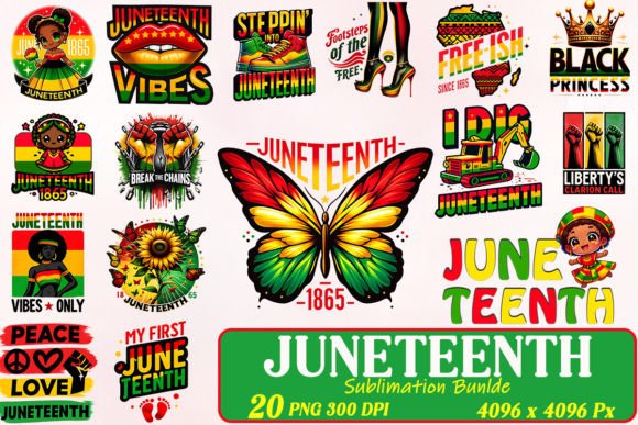 Download Juneteenth Sublimation Design Bundle - Sublimation design Collection