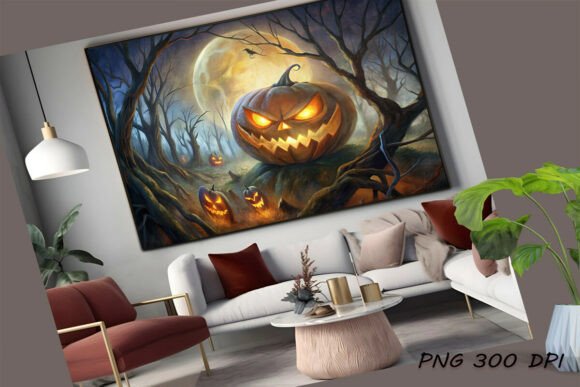 Download Spooky Halloween Night Full Moon Poster - Moon poster Collection