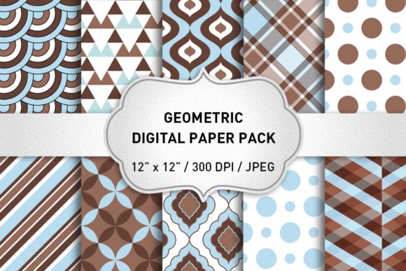 Download Blue and Brown Digital Paper - Premium Resources