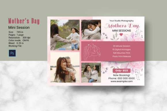 Download Mother's Day Mini Session Template - Premium Bundle