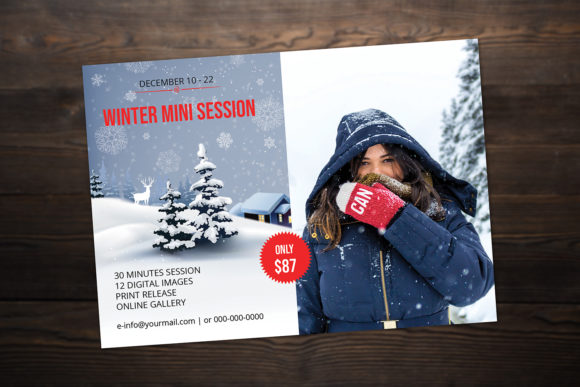 Download Winter Mini Session Template - Premium Resources