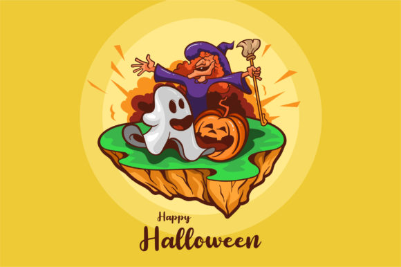 Download Scary Happy Halloween Illustration - Halloween illustration Collection