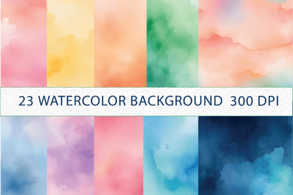 Download Dreamy Watercolor Background Bundle - Background bundle Collection