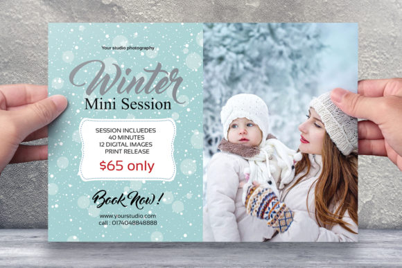 Download Winter Photography Mini Session Template - Premium Resources